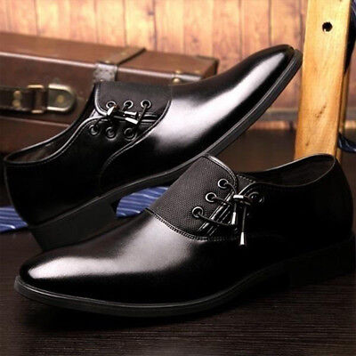 Men's Oxfords Casual Leather Shoes Pointed Toe Business Dress Formal Office Work Men's Oxfords Casual Leather Shoes Pointed Toe Business Dress Formal Office Work