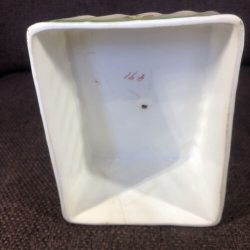Vintage Porcelain Ceramic Floral Cheese Dish Keeper-slight Damage See Pics - Picture 18 of 19