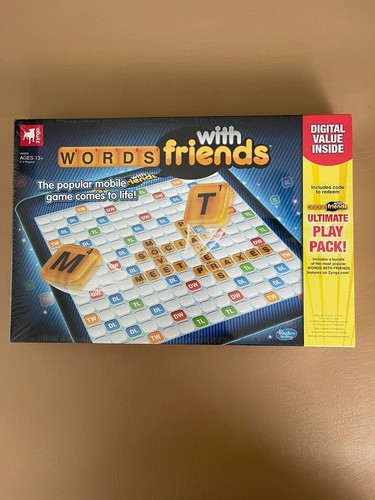 Words with Friends Board Game by Hasbro & Zynga - New Sealed - 第 1/4 張圖片