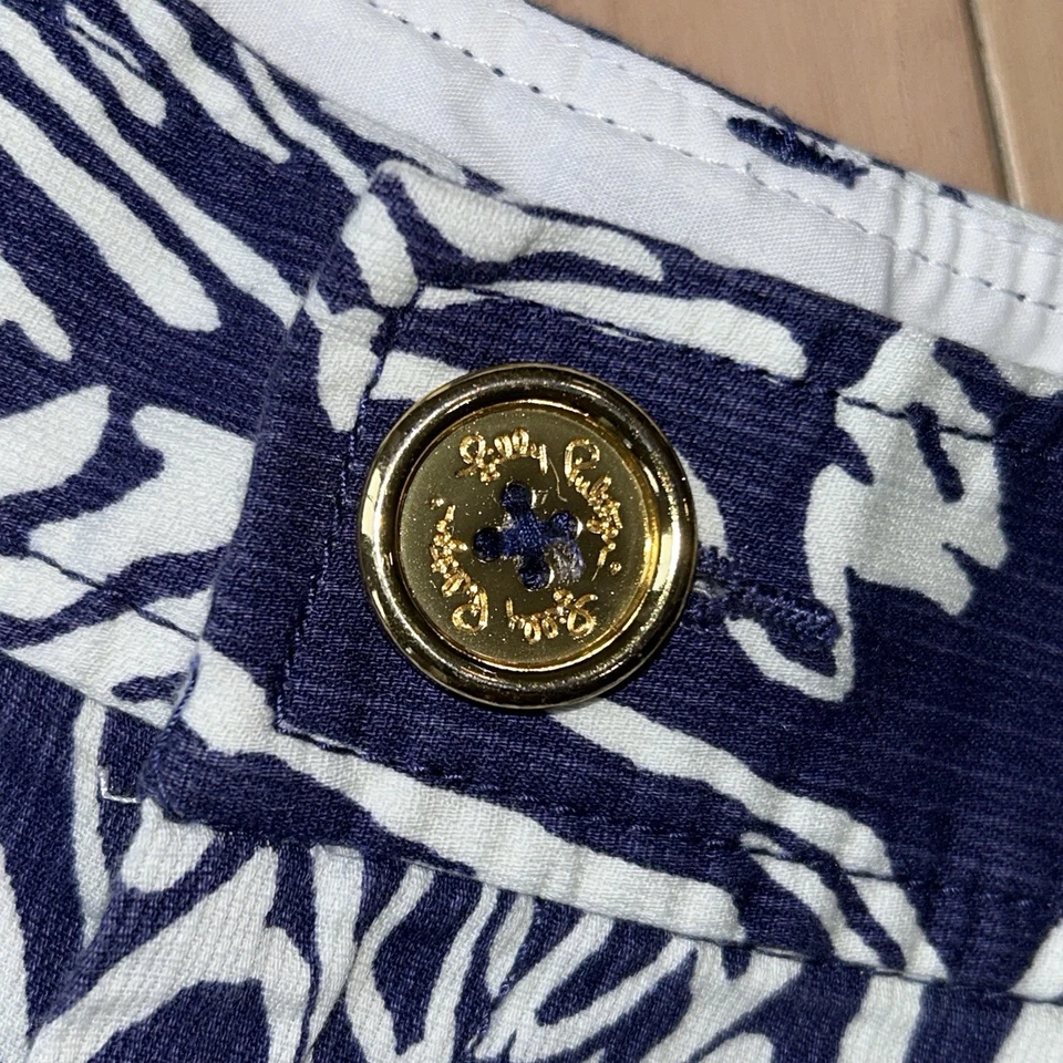 Lilly Pulitzer The Callahan Corto Estampado Cebra 5" Entrepierna Mujer’s 8 Foto 4 de 4