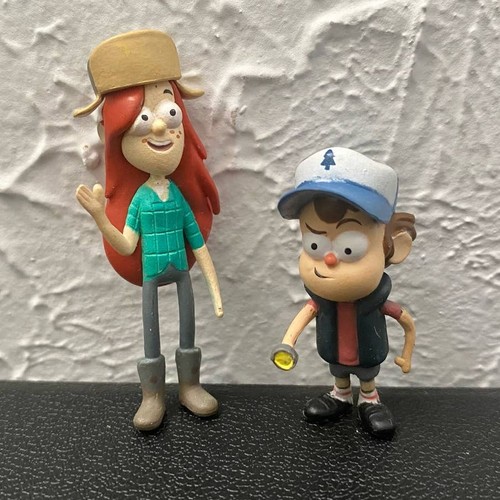 Rare Jazwares Disney Gravity Falls 5 Mini Figure Set (Missing Soos) - Bild 2 von 5