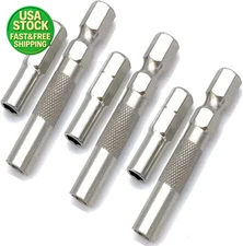 1/4 to 4mm Hex Bit Adapter Magnetic Drill Extension Socket Shank 6 Pack