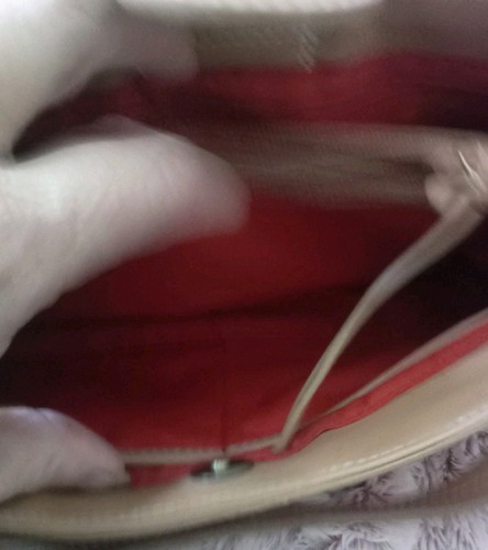 Etienne Aigner Handtasche geflochten Stroh Tasche Geldbeutel mit Blumen Pailletten orange lesen - Bild 13 von 13