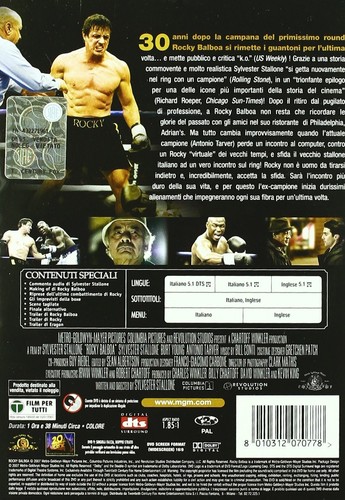 Rocky Balboa (DVD) sylvester stallone milo ventimiglia silvester stallone - Picture 2 of 2