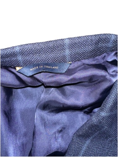 Brooks Brothers Regent Wool Sport Coat Blazer Blue Plaid Men’s Size 48R - Picture 8 of 9