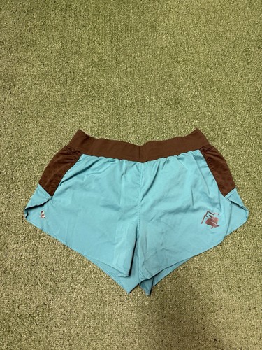 Run Rabbit Damen Laufshorts Größe Small (27 x 3) blau gefüttert 3 Taschen sportlich