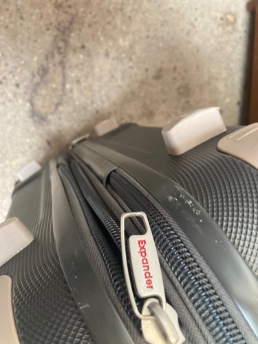 It Koffer erweiterbar grau & rosa mit 4 Rollen & Griff - Bild 9 von 15