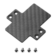 RC Car Carbon Fiber ESC Mount Plate Upgrade DIY Accessory Parts Easy