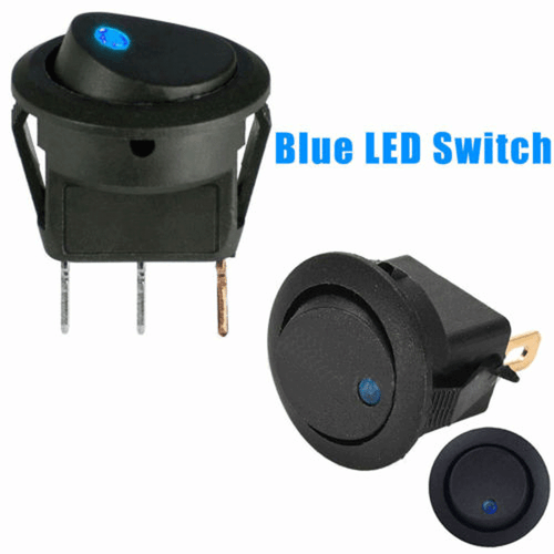 20PCS ROCKER SWITCH Toggle 12V Led Light Car Auto Boat Round ON/OFF SPST 20 AMP - Picture 9 of 11