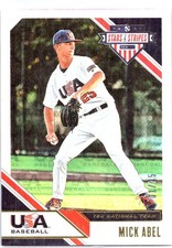 2020 Panini USA Stars & Stripes #77 Mick Abel Base Longevity Team Logo Gold /25