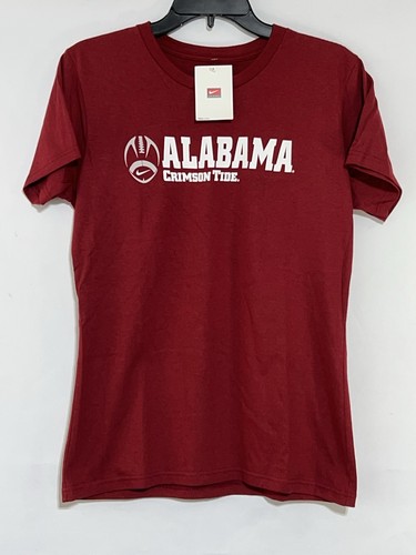 Nike Alabama Crimson Tides Vintage Styled Women Large Red T Shirt NWT - Picture 2 of 6