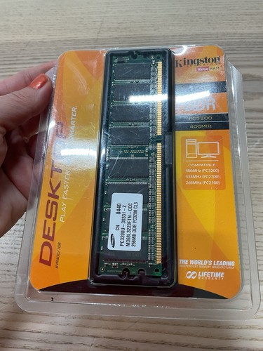 Genuine Kingston Value Ram ( 1GB) Desktop PC3200Memory Stick 400MHz 256MB) - Picture 16 of 17