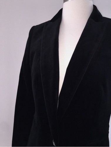 J.CREW Damen Parke Blazer Baumwollsamt, gefüttert, Wollmischung Kragen, Größe 6 - Bild 8 von 24