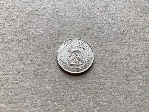 1916 George V Sixpence — photo from the most recent tracked eBay sale