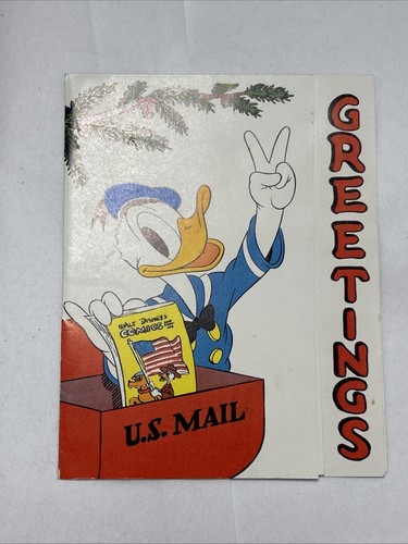Vintage Greetings: Donald Duck Walt Disney Comic Invitation Card - Picture 1 of 5