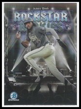 James Wood 2025 Bowman Chrome Rockstar Rookies #RR11 Washington Nationals RC