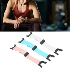 Silicone Watch Strap Waterproof Magnetic Folding Buckle Replacement Watchband