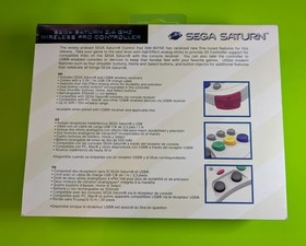 Retro-Bit SEGA Saturn® 2.4GHz Wireless Pro Controller for Sega Saturn, Sega Mega