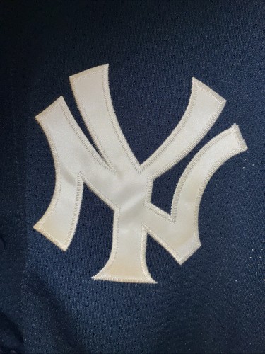 SS15 SUPREME X MAJESTIC NEW YORK YANKEES JERSEY NAVY Large - Picture 13 of 13