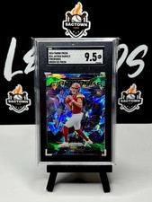Jayden Daniels Rookie 2024 Prizm Green Ice Fireworks #24 RC Commanders SGC 9.5