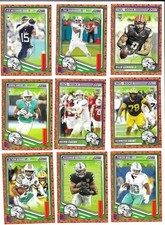 MIAMI DOLPHINS 2025 SCORE A TREAT 21 FOOTBALL CARDS 12 DIFFERENT