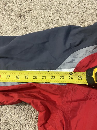 Columbia Jacket Mens XL Red Gray Vertex Interchange Omni-Shield Hood Waterproof - Picture 4 of 8