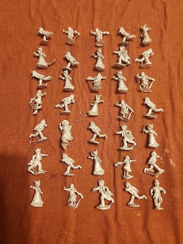 15mm CIVILIAN MINIATURES X35. Good For Many Game Systems. Six Different Poses.