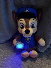 Paw Patrol Snuggle up Chase Plush Pup Toy with Torch Light and Sounds