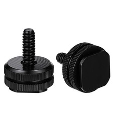 2 Pcs Hot Shoe Mount 1/4 Inch Camera Adapter Screws