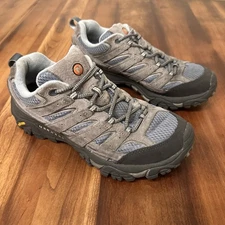 Merrell Women’s Sz 7.5 Moab 2 Hiking Shoes J06014 Granite Blue/Gray Vibram Sole