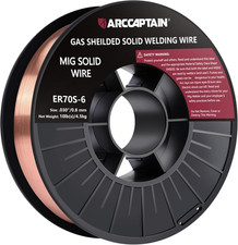 Mig Welding Wire, 0.030 10Lb Mig Wire ER70S-6 10Lbs Gas Solid Carbon Steel Low S