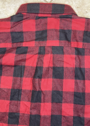 LL Bean Herren XL L/S traditionelle Passform schottisches kariertes Flanellhemd neu mit Etikett - Bild 8 von 8