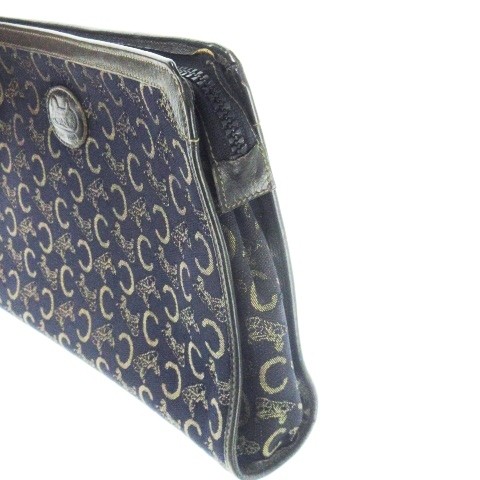 Celine Seconda Borsa Pochette C Macadam Tela Pelle Logo Navy/Ck8 Gy11 Uomo - Foto 2 di 8