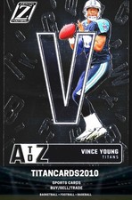 Vince Young 2024 Panini Zenith A to Z (V) Tennessee Titans #22