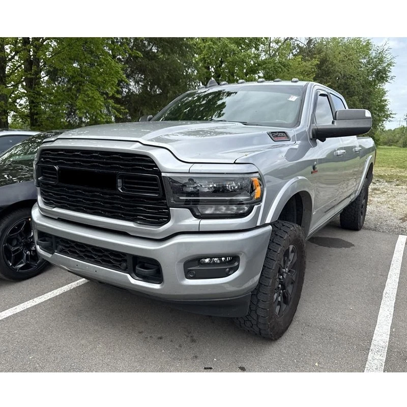 For 2020-2024 Ram 2500 3500 4500 Billet Silver Front Upper Grille Molding Trim - Image 2 of 4