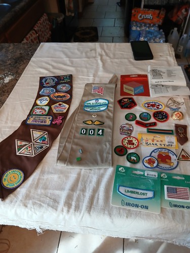  Girl Scout  Patches Badges  Northern Pine, Northern In. Mich. 79 Pc - Picture 1 of 12