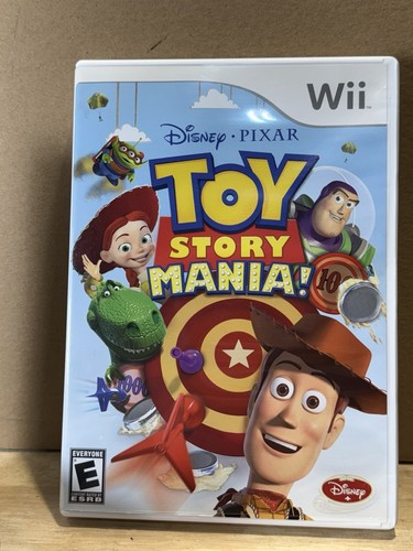 NEAR MINT DISC! KOMPLETTE CIB & 3D Brille Toy Story Mania! (Nintendo Wii, 2009) - Bild 4 von 5