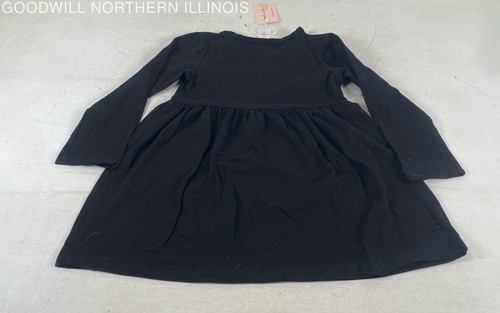 Mia Belle NWT Gingerbread Cookie Xmas Holiday Black l/s Fit & Flare Dress Sz 8Y - Picture 4 of 4