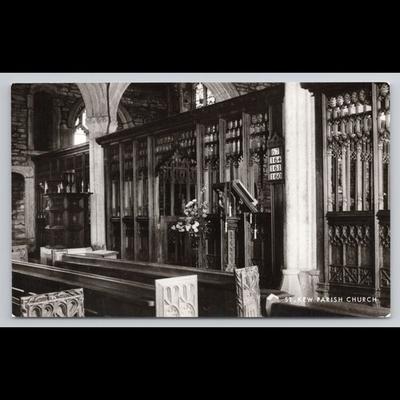 #ad #ad Vintage Postcard St. Kew Parish Church England Unposted Scenic Collectible View $14.97