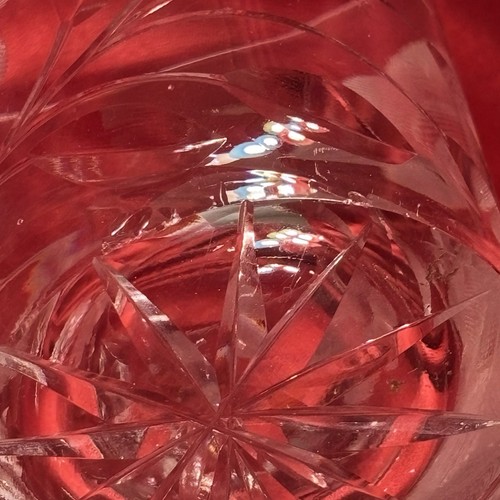 Irving Glass American Brilliant Cut Crystal Pitcher and 3 Tumblers Set - Picture 14 of 14