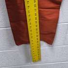 Connie Roberson Dress Pants Size 8 US  Solid Orange 100% Silk  28x30 Slit Ankle — photo 7