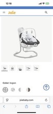Joie Serina 2 in 1 Swing Chair (Baby Rocker, Bouncer) Logan