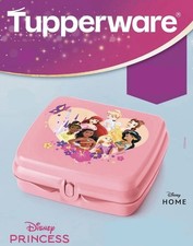 * TUPPERWARE Disney Princess Sandwich Snack LunchBox Container - New