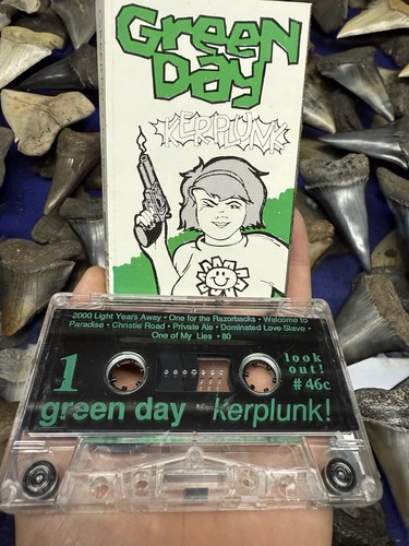 1992 GREEN DAY KERPLUNK! PUNK ROCK CASSETTE EAST BAY CALIFORNIA RARE - Picture 2 of 6