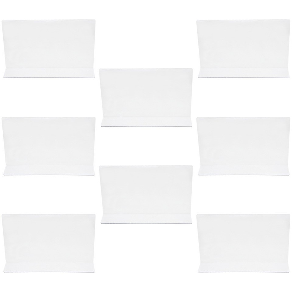 8Pcs Clear PVC Shelf Dividers for Shelf Organization and Product ...