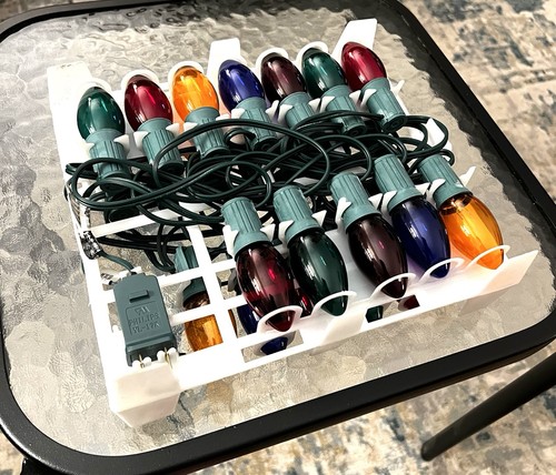 NOS Philips 25 C9 Transparent Christmas Lights Multi Color IN/OUTDOOR Tested - Picture 5 of 6