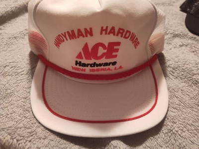 #ad #ad Vintage Ace Hardware Handyman Hardware Hat USA Trucker Snapback LA $71.99