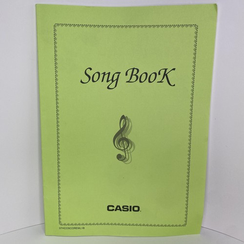 Original Casio Song Music Book for the Casio Keyboard, 90 Songs 135 Pages - Picture 1 of 17