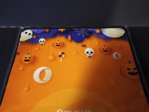 NEW SEALED OLIGHT SWAG:  HALLOWEEN MOUSEPAD TRICK OR TREAT SPOOKY DECORATIONS  - Picture 4 of 6