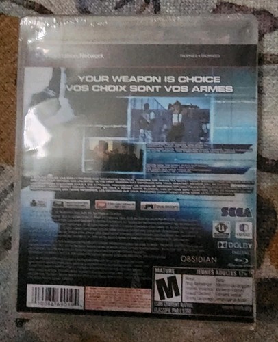 Alpha Protocol (Sony PlayStation 3, 2010) New Sealed - Picture 2 of 2